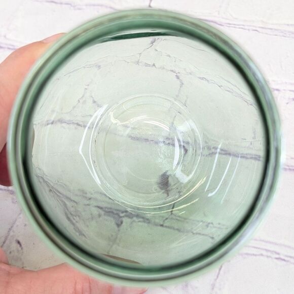 Authentic 100% Recycled Green Glass (See My Other Teal Green Blue Glass) - Picture 4 of 7